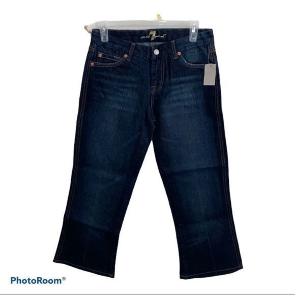 7 for all mankind women’s a pocket jean capris size 26 waist